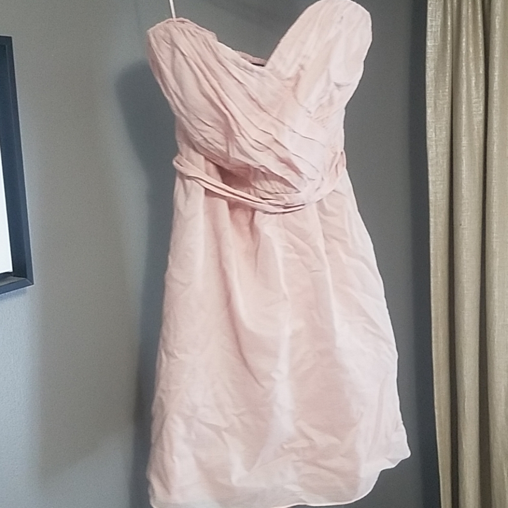 Express Blush Strapless Dress